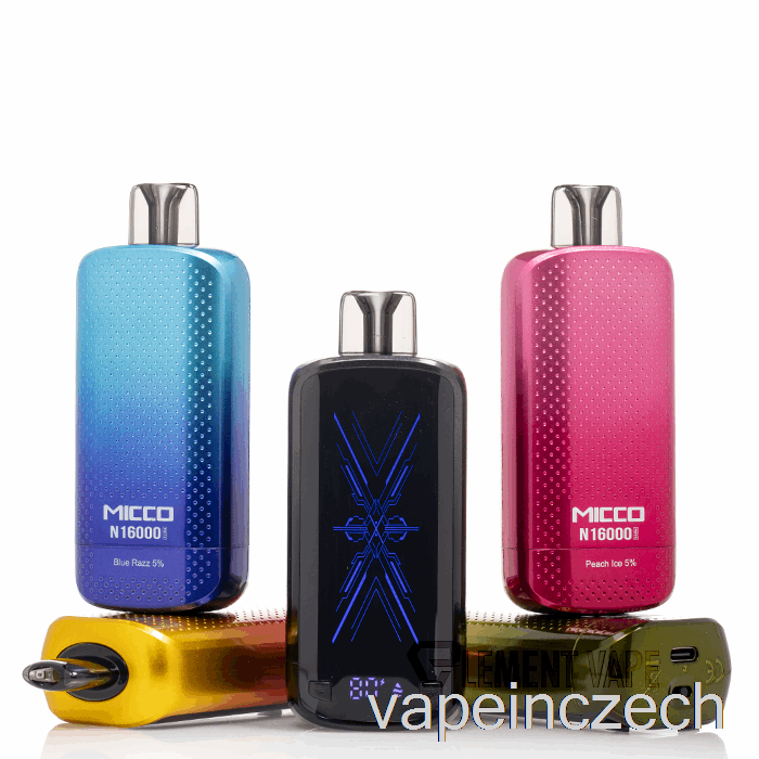 Horizontech Micco N16000 Jednorázové Vape Pero S Jahodovým Kiwi